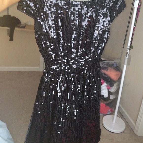 B. Darlin Short Sequin Homecoming Dress