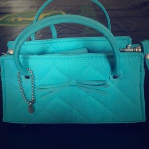 Blue date night purse