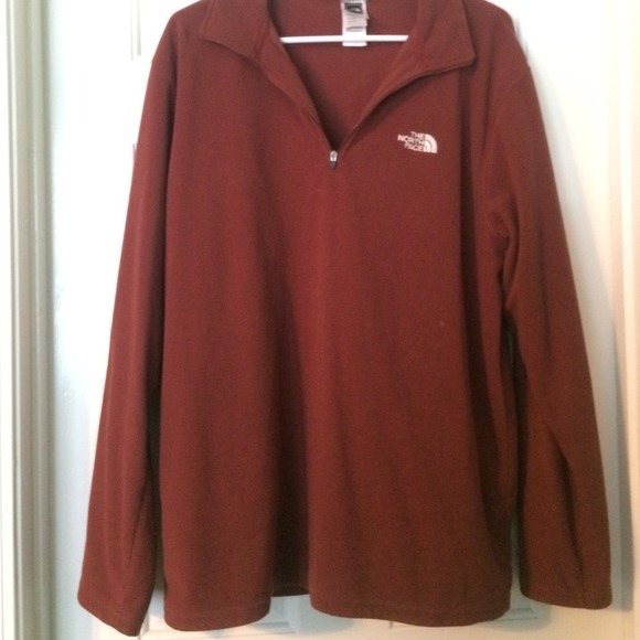 Brown/orange fall north face pullover - Picture 1 of 2
