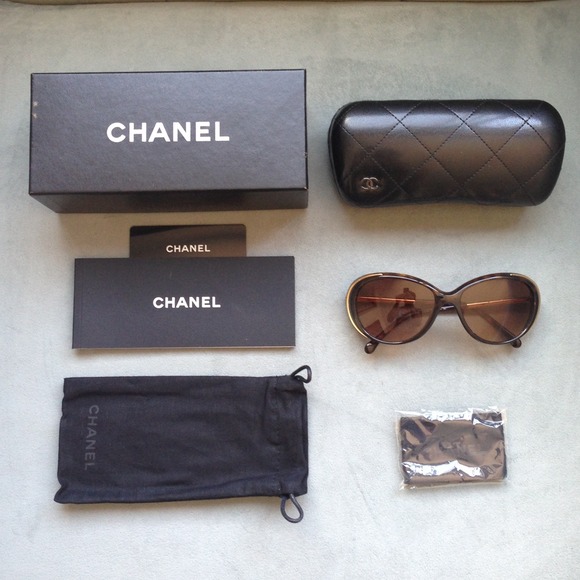CHANEL Tortoise Sunglasses