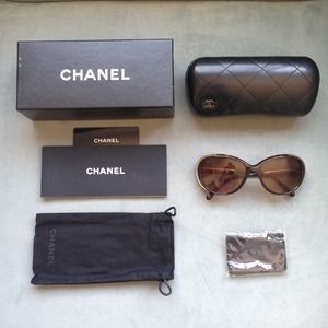 CHANEL Tortoise Sunglasses