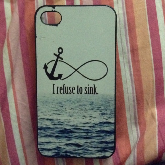 I refuse to sink iPhone 4/4s case - Picture 1 of 1