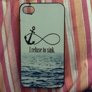 I refuse to sink iPhone 4/4s case