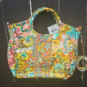 New with tag vera bradley crossbody two way tote