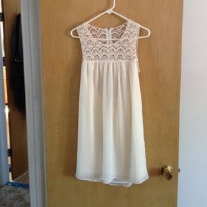 Light weight, white summer dress.