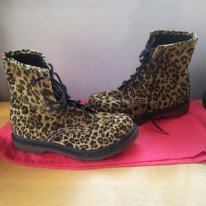 Leopard Print Boots
