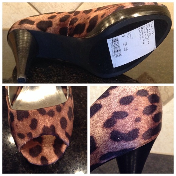 PRICE FIRM! NEW STYLE &CO peep toe pumps classic 6 - Picture 2 of 5