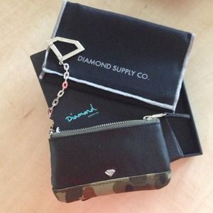 Diamond Supply Men's coin pouch wallet