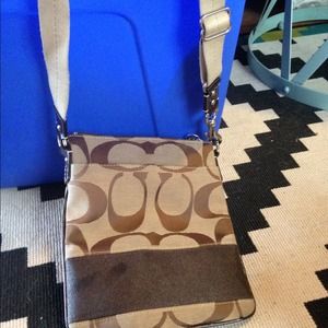 Authentic Coach cross body purse