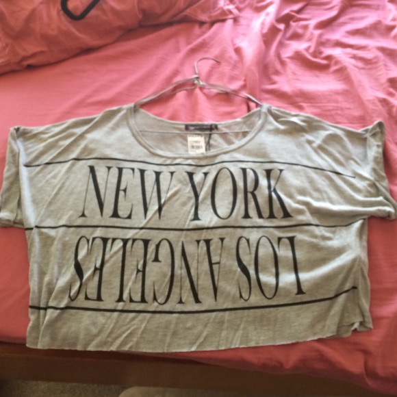 Tilly's New York Los Angeles Crop WITH TAGS