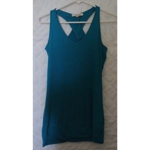 A blue shirt.
