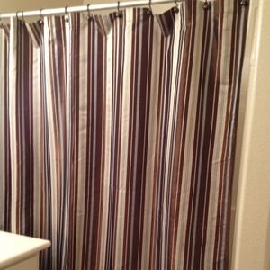 Shower Curtain with matching hooks