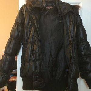 Puffy black jacket