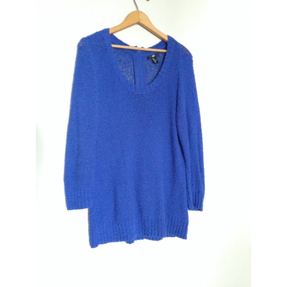 H & M Blue Knit Sweater