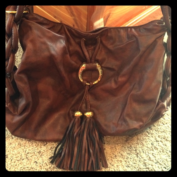 Brown purse with two straps - Picture 1 of 4
