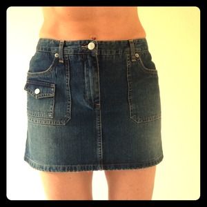 Benetton denim mini