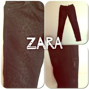 Zara black denim