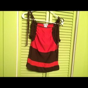 Sonia Rykiel spaghetti strap shirt
