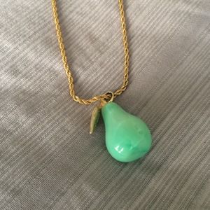 KJL pear necklace