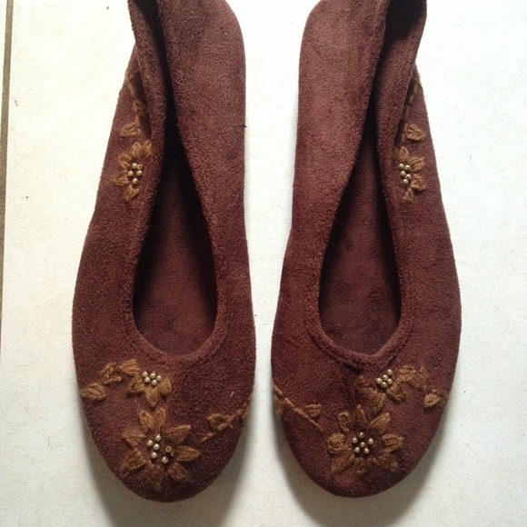 ❌❌Brown suede slipper shoes❌❌for bundle