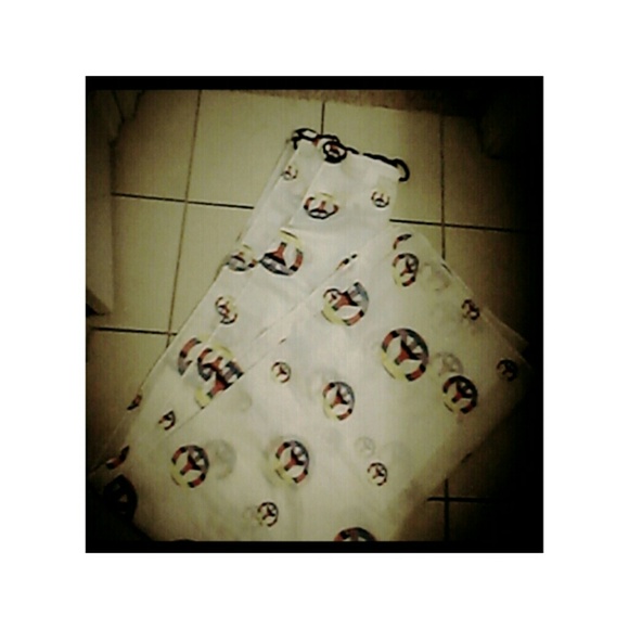 Peacesign Shower Curtain