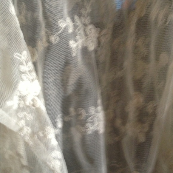 Lace vintage top large see thru  Gorgeous