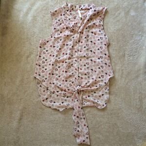 Sheer Top with Hearts