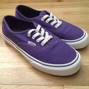Authentic Classic Purple Vans Shoes