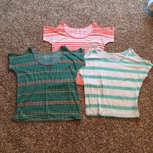 Lilu open shoulder top bundle