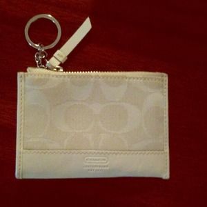 Coach keychain pouch