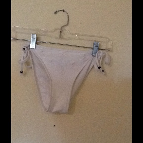 Ralph Lauren White Bikini Bottoms