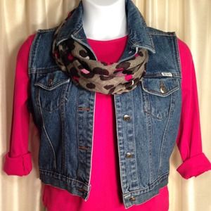 Denim Vest With Accessories "BUNDLED"