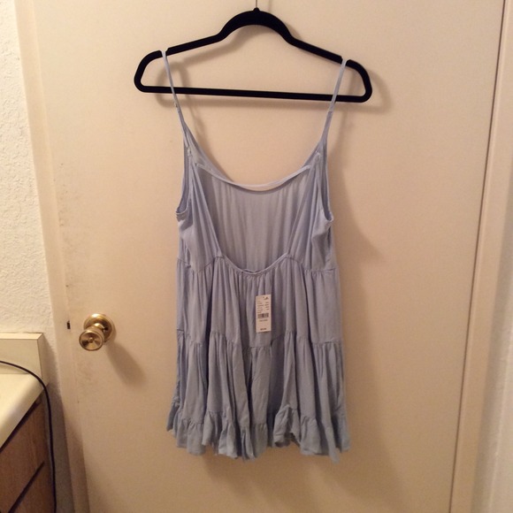 ❌Sold❌ Brandy Melville Baby Blue Jada Dress - Picture 2 of 3