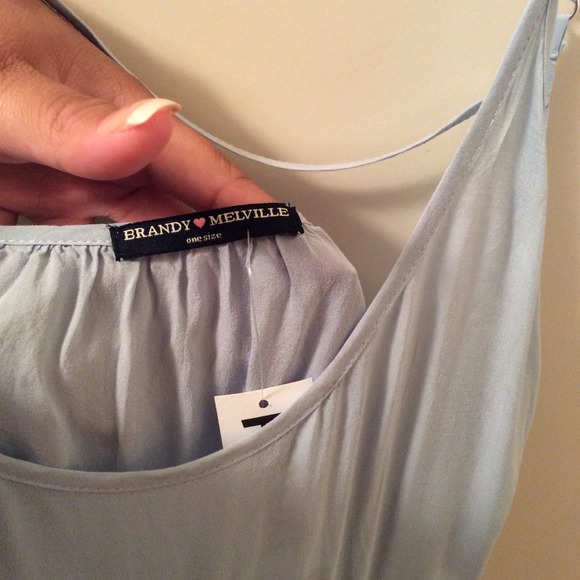 ❌Sold❌ Brandy Melville Baby Blue Jada Dress - Picture 3 of 3