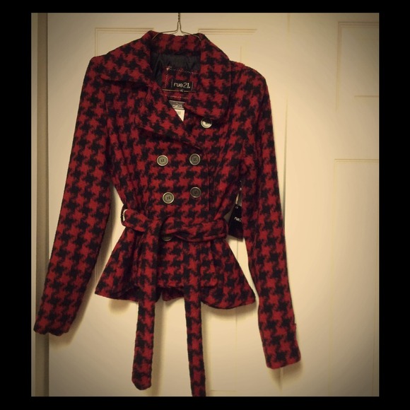 Red and black jacket!
