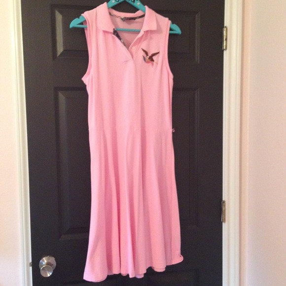🇺🇸 American Living 🇺🇸 💗 Pink Polo Dress 💗 Lg