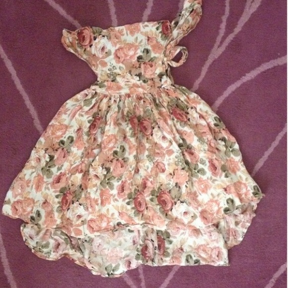 RARE // FLORAL BRANDY DRESS