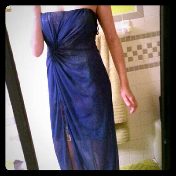 Purple prom dress
