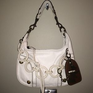 Juicy Couture White Leather Bag
