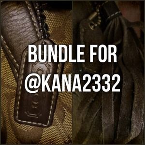 Coach insignia & suede boho bags