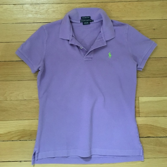 Ralph Lauren "Skinny Polo" Purple - Picture 1 of 3