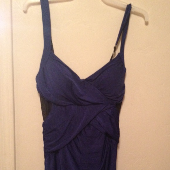 Royal blue Bebe dress
