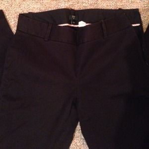 J crew cropped black pant