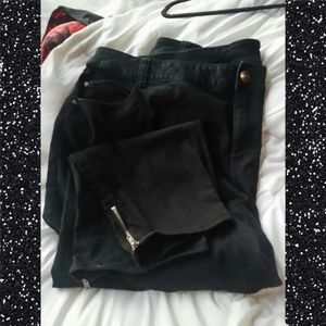 Plus Size Lane Bryant Black Skinny Ankle Jeans