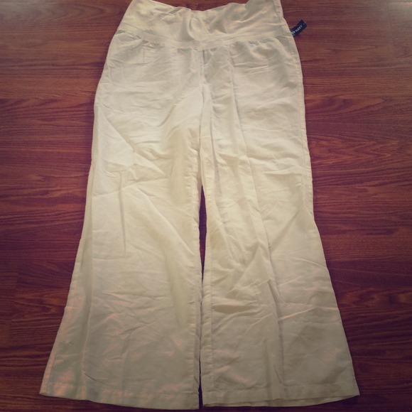Old navy white linen pants