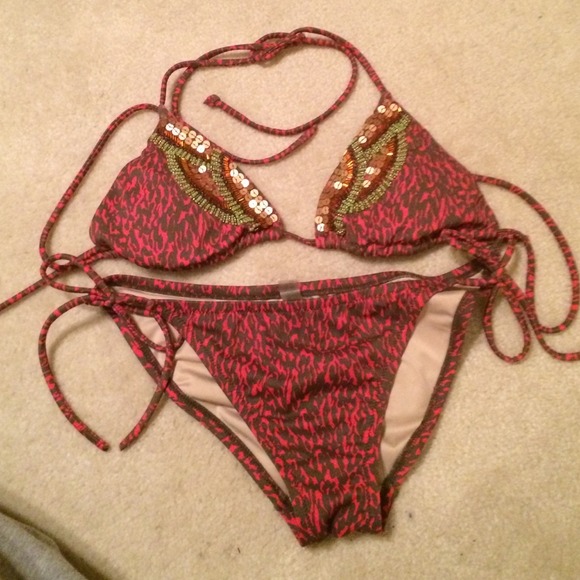 Victoria's Secret beaded swimsuit!