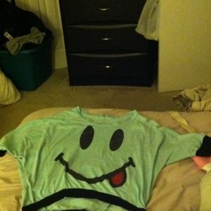 Mint green crop top