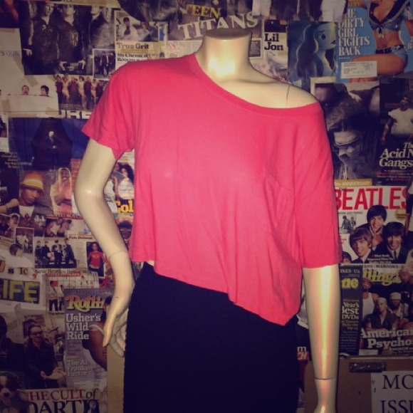 💥SOLD💥 Forever 21 Crop Pocket Top