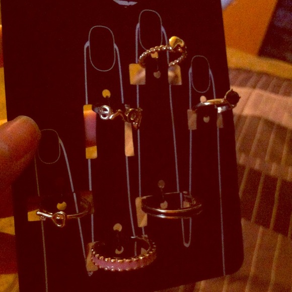 Beautiful ring mid ring knuckle ring set 💍