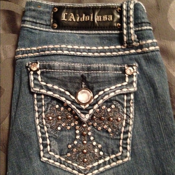 LAidol jeans. Barely worn. Super flattering.